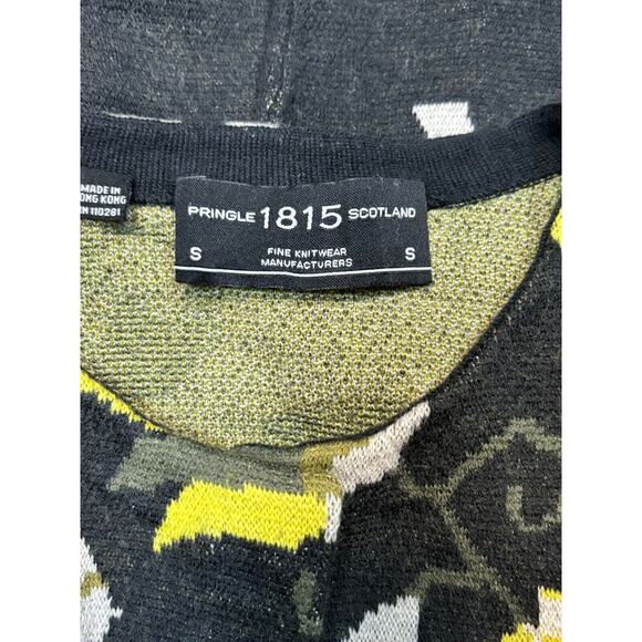 Pringle 1815 Scotland Long Cardigan Sweater Dress Snap Front Vintage sz S / US 4 - Picture 8 of 16